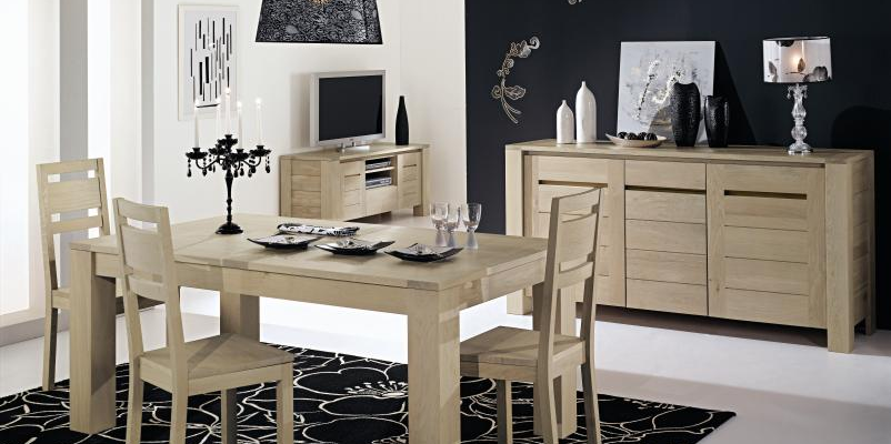 Solid oak wood kitchen - Ronex dining room ensemble for dining room