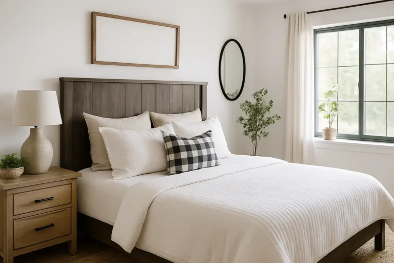 15 Modern Farmhouse Bedroom Decor Ideas