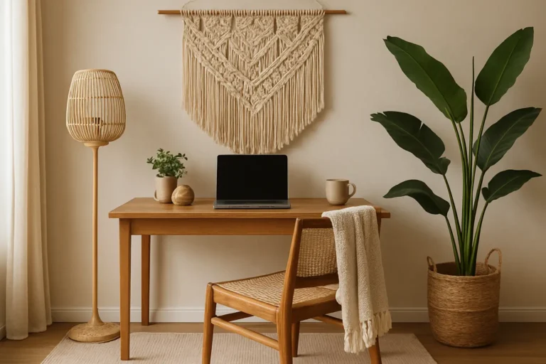 Boho Chic Home Office Decor That Actually Works